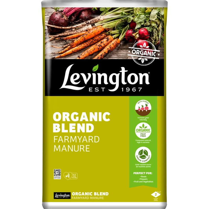 Levington Organic Peat Free Blend Farm Manure 50L