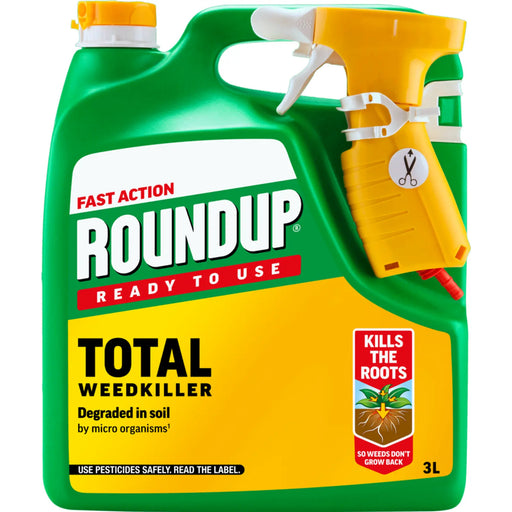 Roundup Fast Action Ready To Use Weedkiller 3L