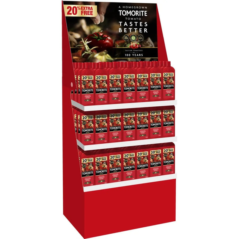 Levington Tomorite + 20% Free Display Unit of 112
