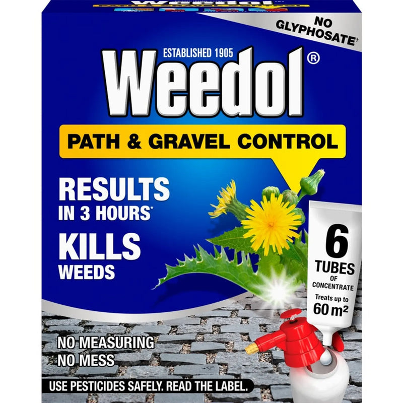 Weedol Path & Gravel Control 6 Tubes Concentrate