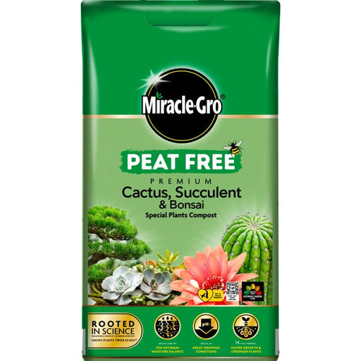 Stax Miracle-Gro® Peat Free Cactus, Succulent & Bonsai Compost 10L