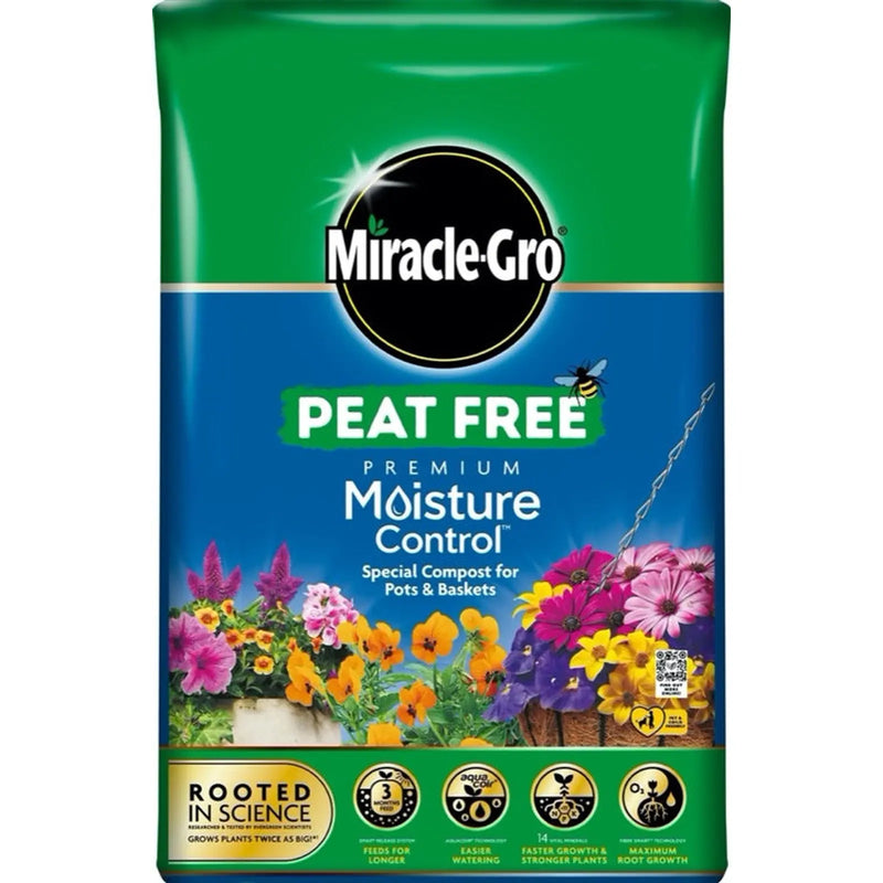 Stax Miracle-Gro® Moisture Control Peat Free Compost 40L