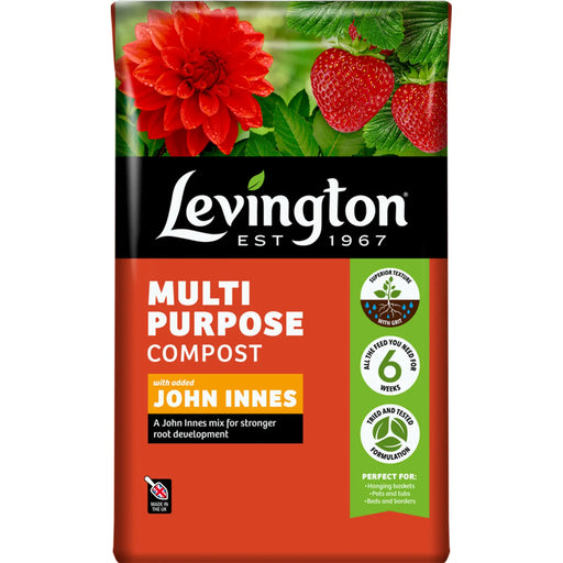 Levington Multi Purpose Peat Free Compost With John Innes 50L