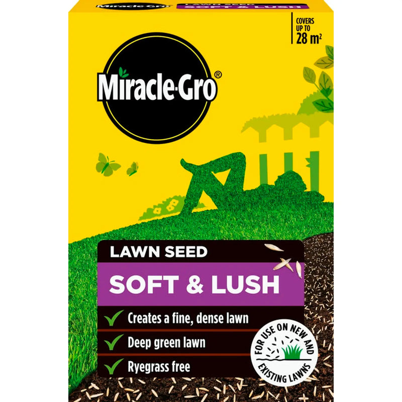 Stax Miracle-Gro® Lawn Seed Soft & Lush Covers Up To 28m2