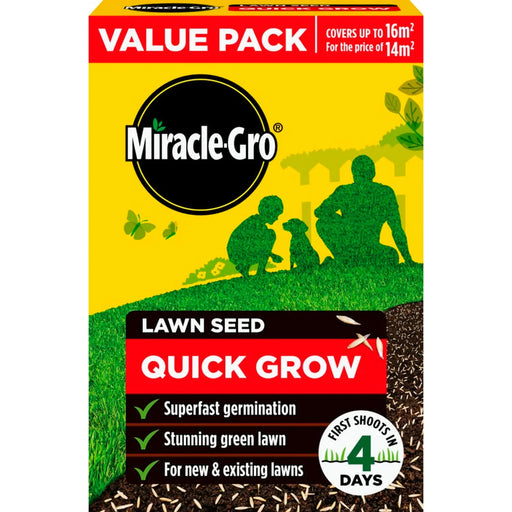 Stax Miracle-Gro® Quick Grow Lawn Seed 16m2 Value Pack