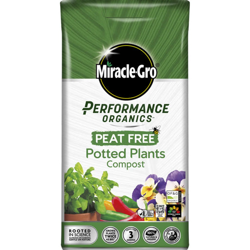 Stax Miracle-Gro® Performance Organic Peat Free Potted Plants Compost 10L
