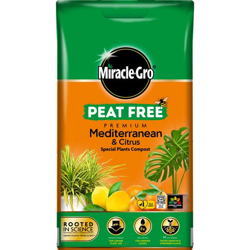 Stax Miracle-Gro® Peat Free Premium Mediterranean & Citrus Compost 10L