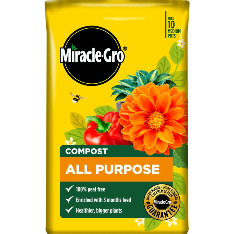 Stax Miracle-Gro® All Purpose Peat Free Compost 50L