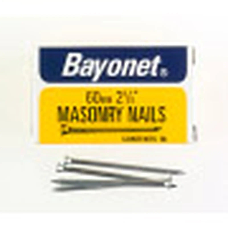Bayonet Masonry Nails - Zinc Plated (Box Pack) 60mm