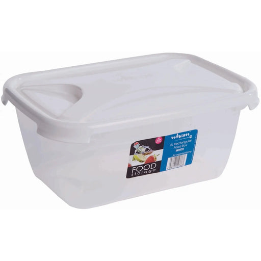 Wham Rectangular Food Storage White 2L