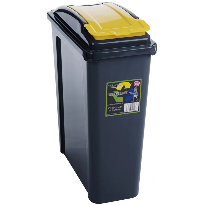 Wham Recycling Bin 25Ltr Yellow