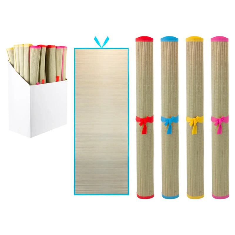Pms Straw Beach Mat With Cloth Edges 60 x 175cm