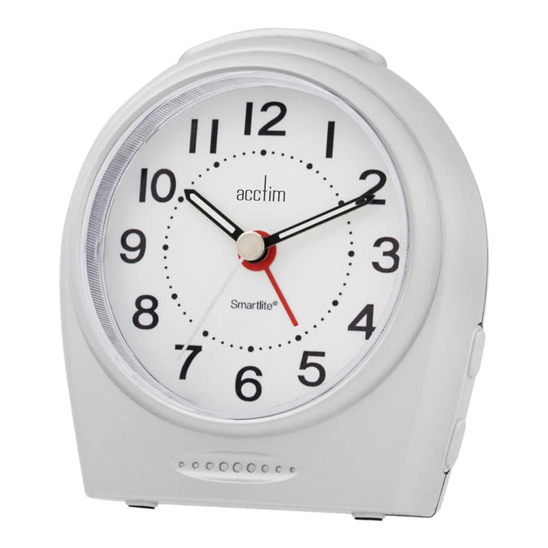 Acctim Astoria Smartlight Silent Sweep Alarm Silver