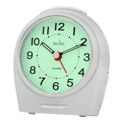 Acctim Astoria Smartlight Silent Sweep Alarm Silver