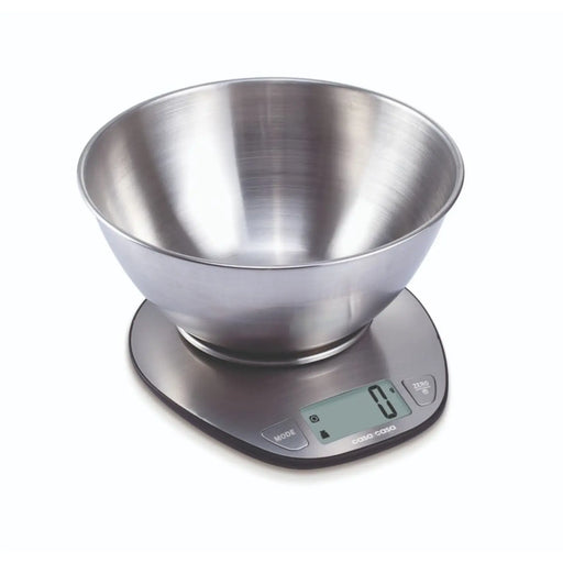 Stax Casa & Casa Stainless Steel Electronic Kitchen Scale Silver