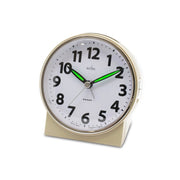 Acctim Micah Sweep Alarm Clock Champagne