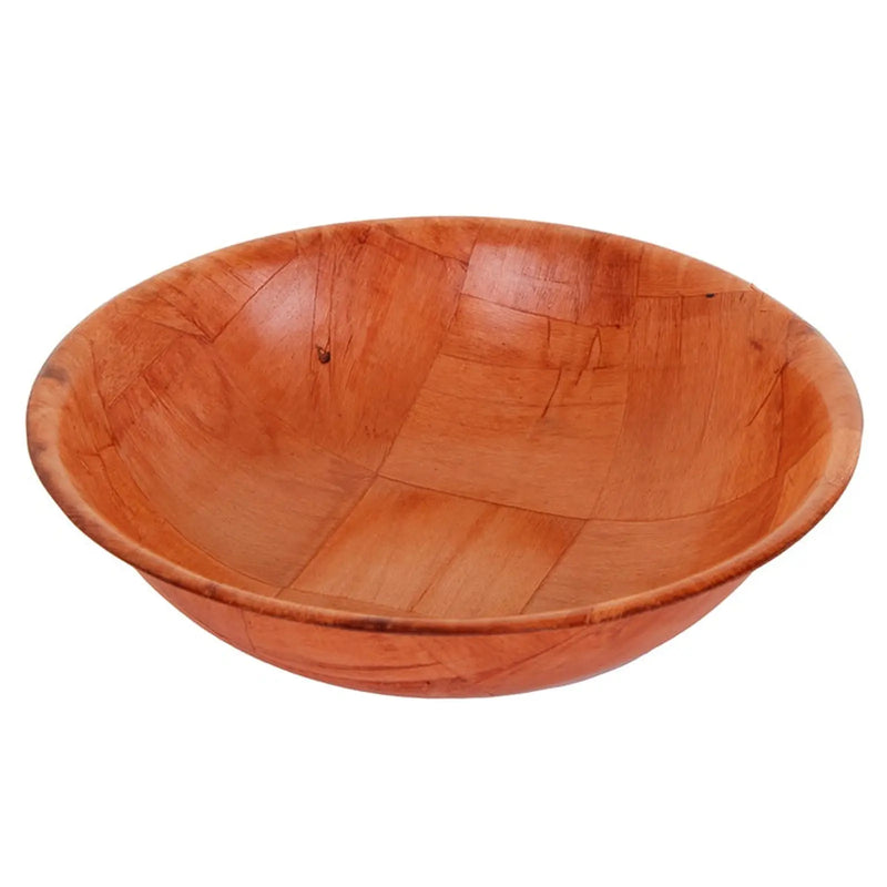 Apollo Woven Wood Bowl 25cm