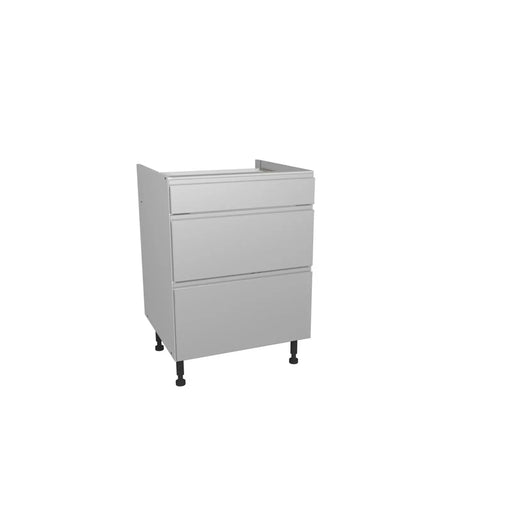 Gower Rapide+ Capri Grey 3 Drawer Unit 600mm