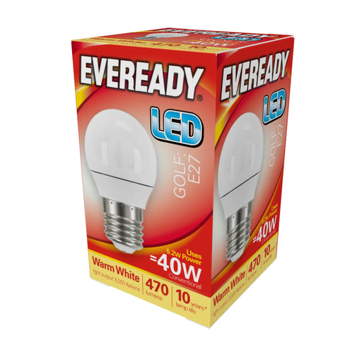Eveready LED Golf 6w 470lm Warm White 3000k E27