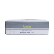 Basiks White Porcelain Cone Mug 11oz/325ml