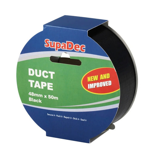 SupaDec 50m Duct Tape Black