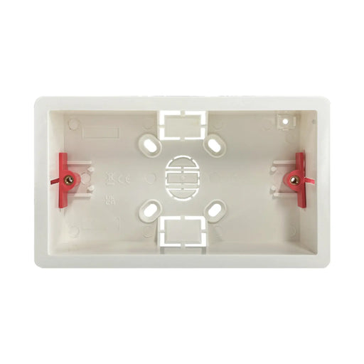 Securlec 2 Gang Dry Lining Box 36mm Deep