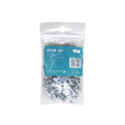 Securlec Cable Clips Flat Grey 2.5mm 100 Piece