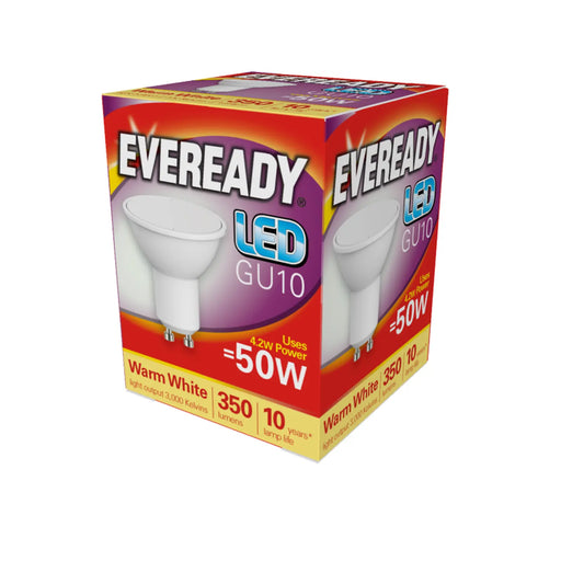 Eveready LED GU10 5W 345lm Warm White 3000k