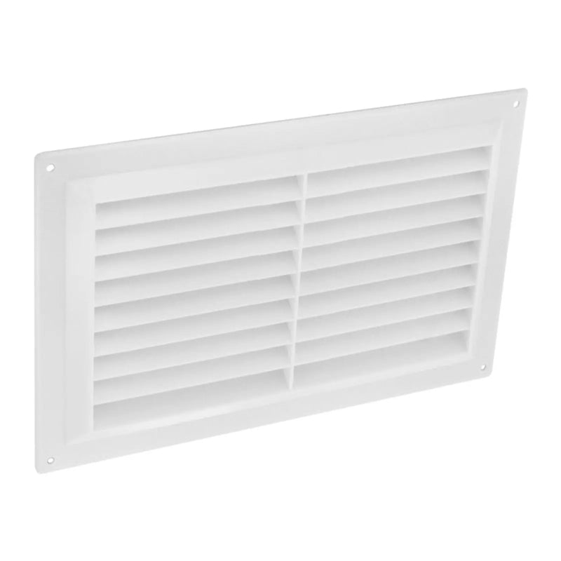 Securit White Plastic Louvre Vent 9" x 6"