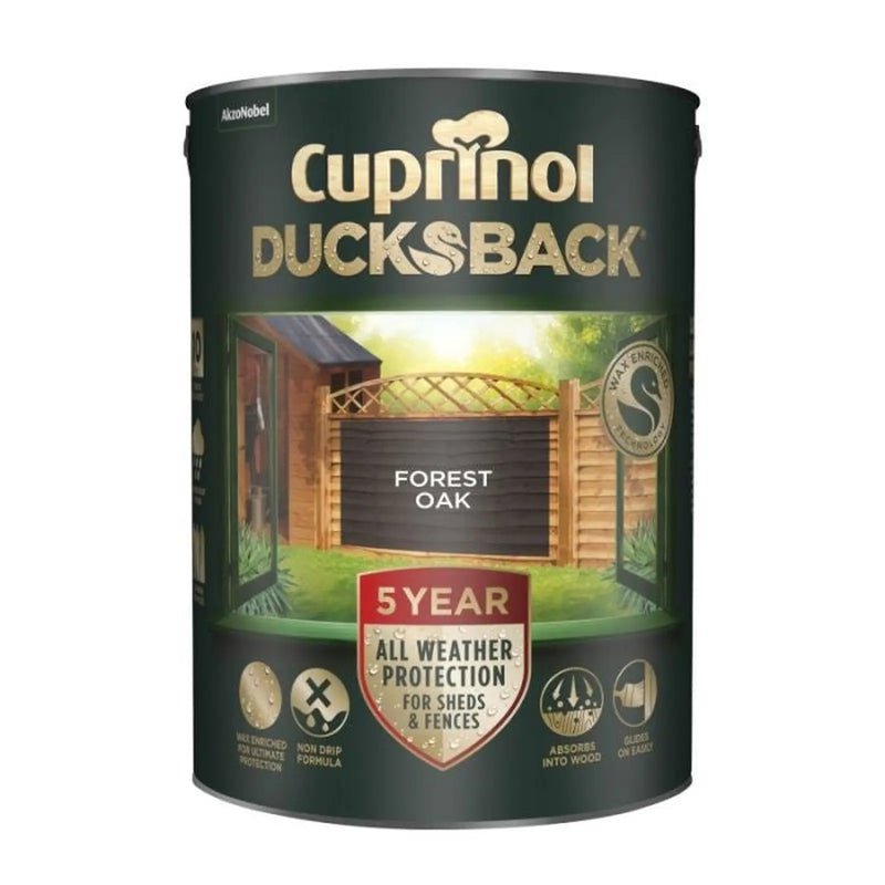 Cuprinol Ducksback 5L Forest Oak