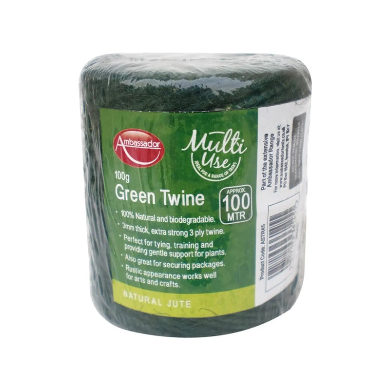 Ambassador Green Jute Twine 50g/50m