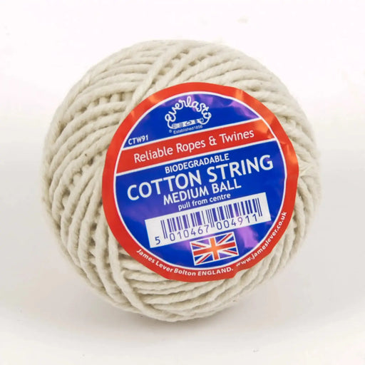 Everlasto Natural Cotton String Medium Ball Medium Ball