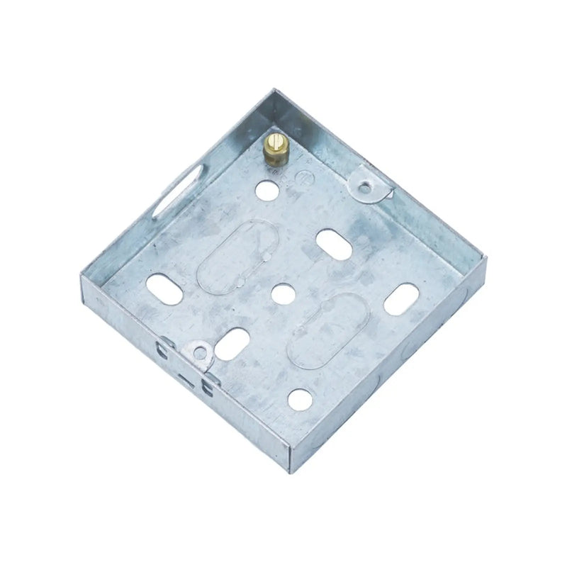 Securlec Metal Back Box 1 Gang 16mm