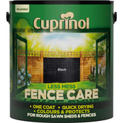 Cuprinol Less Mess Fence Care 6L Black