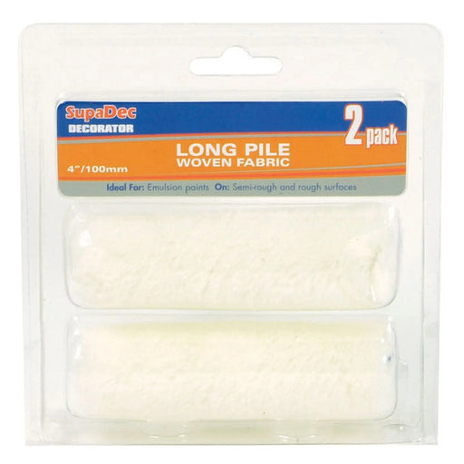 SupaDec Long Pile Mini Roller Pack of 2