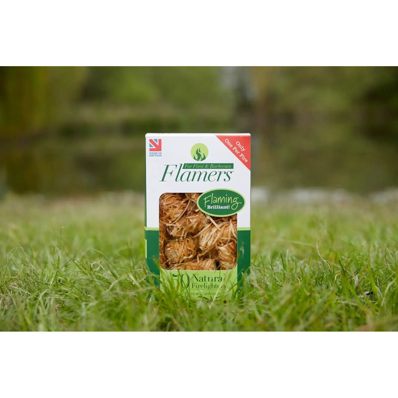 Certainly Wood Ltd Flamers Natural Firelighters Pack 50