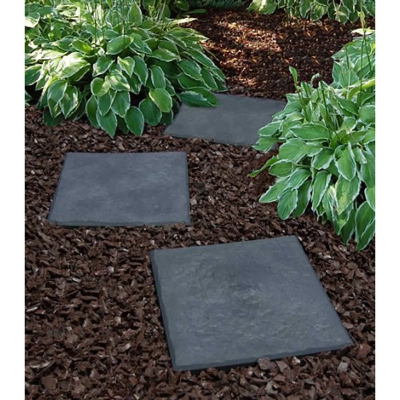 Primeur Square Stomp Stone Graphite 3x30x30cm