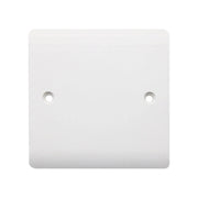 Securlec 1 Gang Blank Plate Round Edge