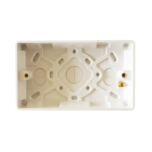 Securlec Double Pattress Box Square 35mm