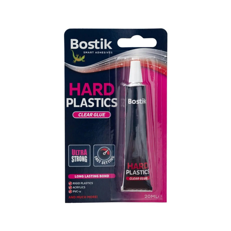 Bostik Hard Plastics Clear Adhesive 20ml Blister