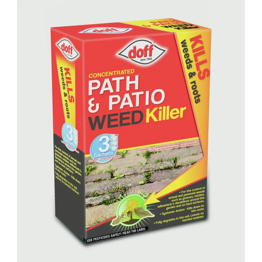 Doff Path & Patio Weedkiller 3 Sachet 3 x 80ml Concentrate