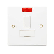 Securlec Square Edge 1 Gang Switched Fuse