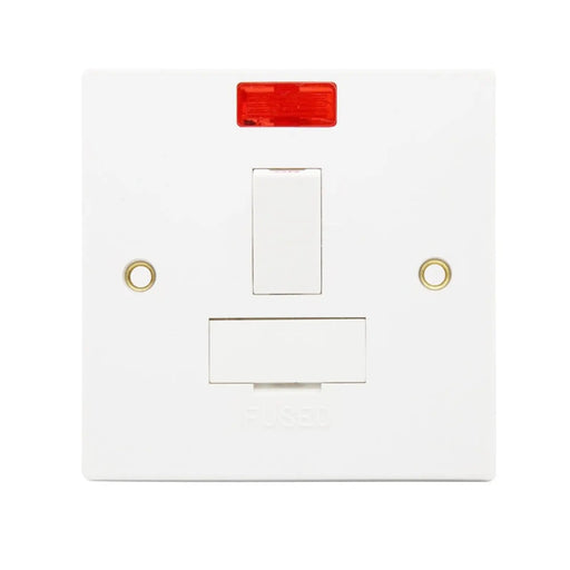 Securlec Square Edge 1 Gang Switched Fuse