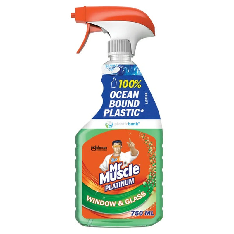 Mr Muscle Platinum Window & Glass 750ml Trigger