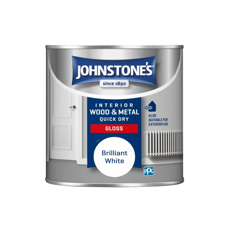 Johnstone's Quick Dry Gloss - Brilliant White 250ml
