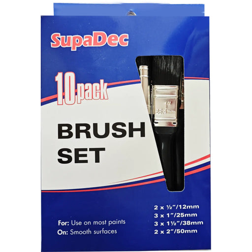 SupaDec Brush Set 10 Pack