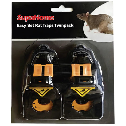 SupaHome Easy Set Rat Trap Twin Pack