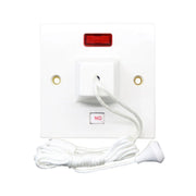 Securlec 1 Gang Ceiling Switch with Neon Round Edge
