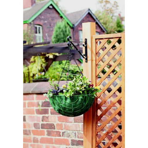 Ambassador Hanging Basket Bracket 30cm/12" Black
