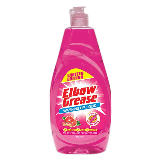 Elbow Grease Pink Washing Up Liquid 600ml